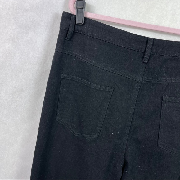 Pretty Little Thing Distressed Straight Jeans M - Picture 8 of 9